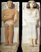 unknow artist Rahotep and Nofret from Meidoem France oil painting artist